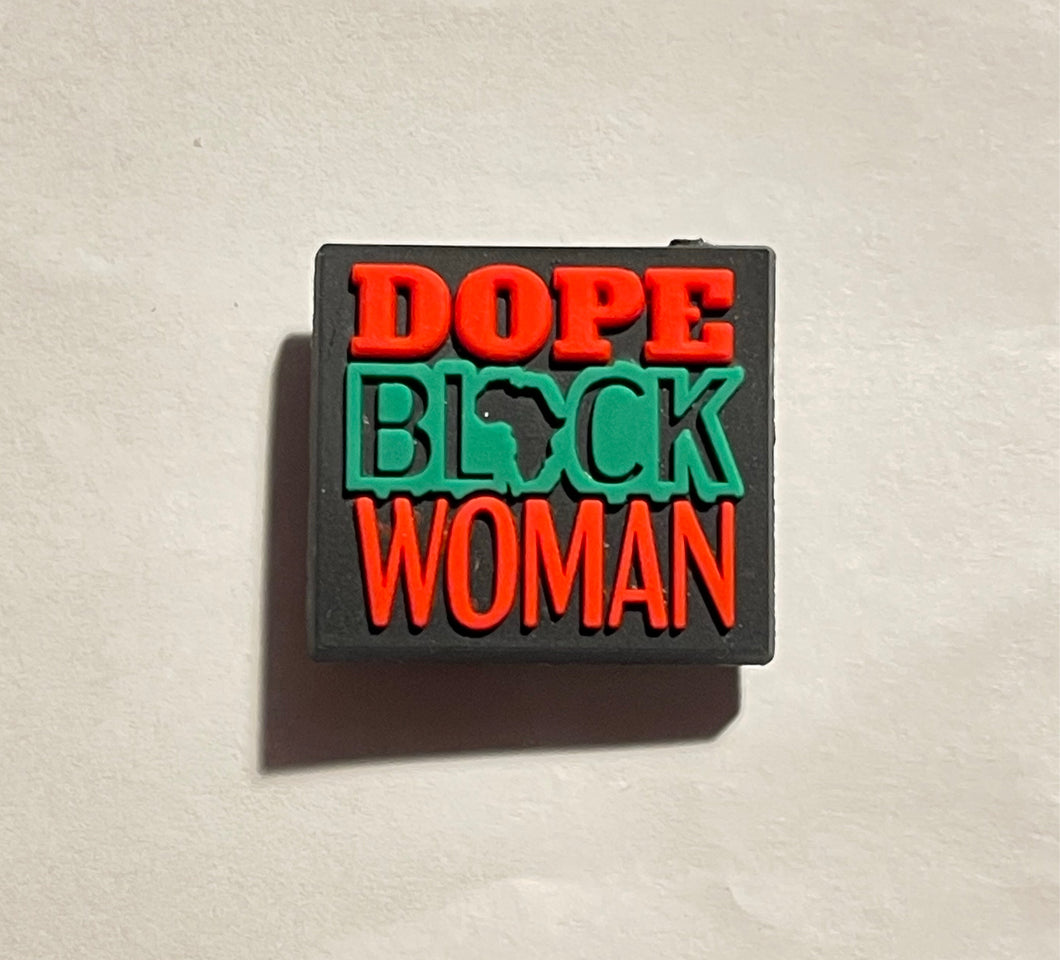 Dope Black Woman Charm